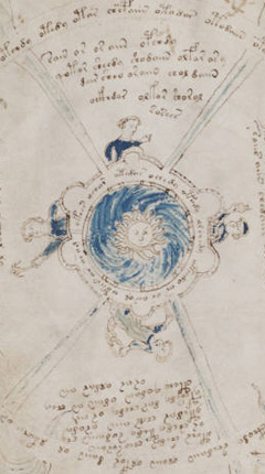 Figure 3 - Folio 85v1 Sun